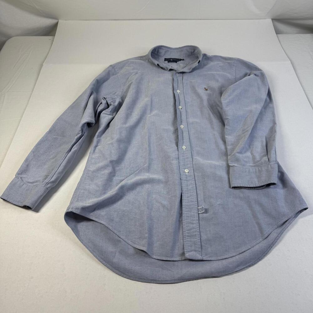 Ralph Lauren Men’s Denim Blue Button Up Long Sleeve Size L